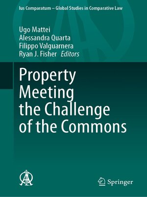 cover image of Property Meeting the Challenge of the Commons